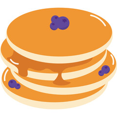Pancakes Illustration