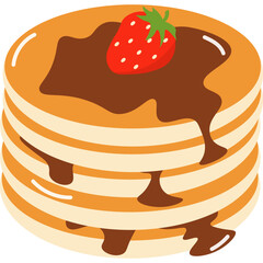 Pancakes Illustration