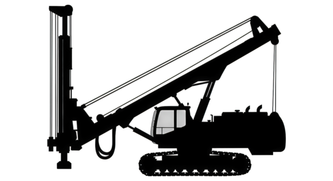 Heavy Duty Hydraulic Pile Driving Machine for Construction Projects