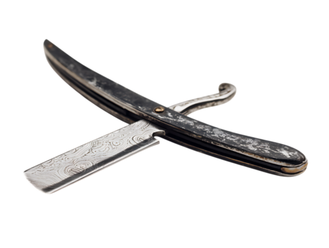Used classic straight razor
