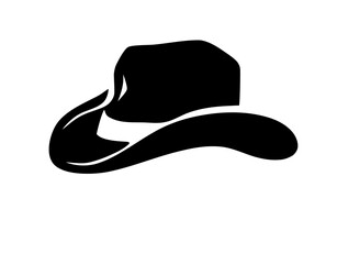 	Stylish cowboy hat icon