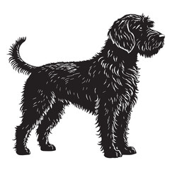 black spanish Silhouette Vector, High Quality Illustration on White Background