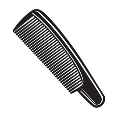 comb on white background