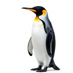 Obraz premium king penguin detailed isolated on white background