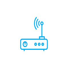 Wireless Router Outline Icon