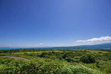 初夏の仁賀保高原の風景