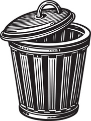 trash can vector