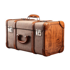 Travel suitcase on white background --ar 1:1