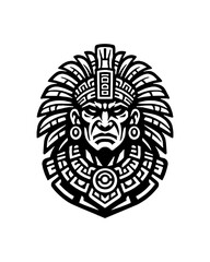 Tribal chief vector