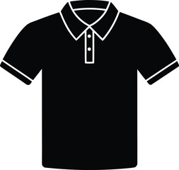 Polo Shirt Silhouette Icon