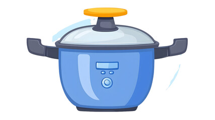 Obraz premium Cooking made easy a guide to electric pressure cookers kitchen product modern aerial efficiency