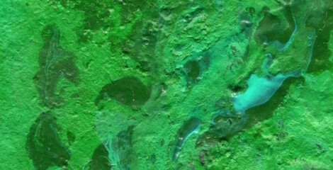 Funky Geometric Fantasia Brimming with Vibrant Colors and Abstract Patterns, Creating a Captivating Visual Journey