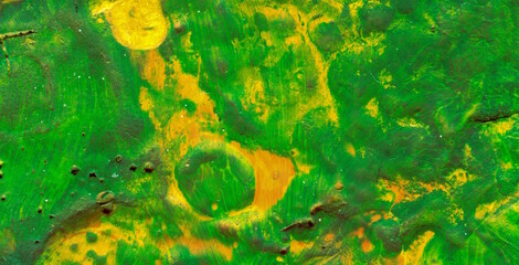 Eclectic and Expressive Painted Dreamscape Infused with an Array of Colors and Abstract Forms