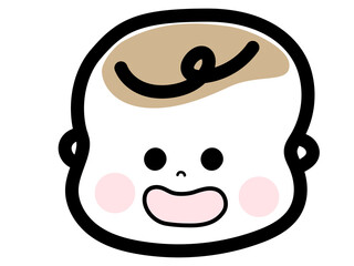 赤ちゃん　笑顔　口開いてる　かわいい
