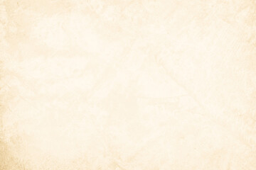 Colour old concrete wall texture background. Close Up retro plain cream color cement wall background texture. Design paper vintage parchment element show or advertise or promote product on display.