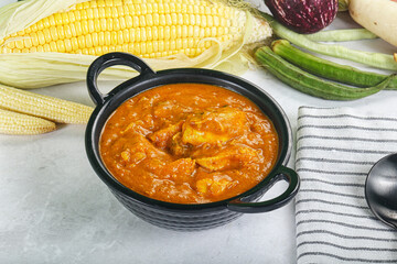 Indian cuisine - Kadai chicken masala