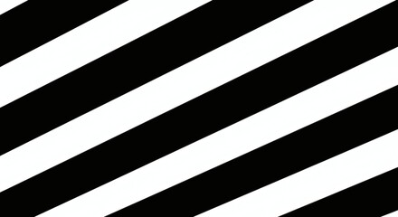 Black and white diagonal stripes