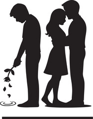 A girl stands under a tree by the roadside, holding a rose in her hand. A moment of waiting for love.  ভালোবাসার শুরু এবং শেষ গল্প