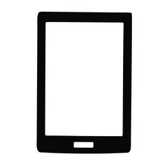 Simplified illustration of a generic tablet device with a home button feature