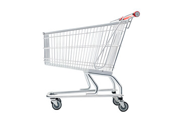 Shopping cart  isolated on a white background