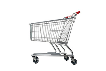 Shopping cart  isolated on a white background