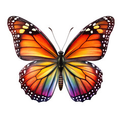 Fototapeta premium butterfly isolated on white background