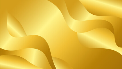 Bright gold abstract luxury wave background. Elegant metallic design style for templates, banners, cards, covers, sales, business, events, awards, websites, pages, and more