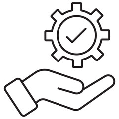 Service Icon, Service Guidelines, Service Delivery Standards, Service Improvement Plan, Service Management Framework, Service Quality Protocols, vector