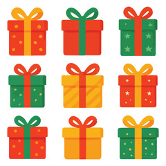 Christmas Vector Illustration Set 