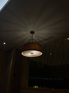 Chandelier in the hotel