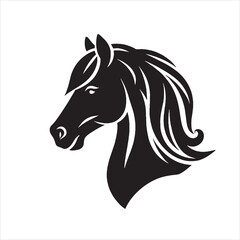 Naklejka premium Horse Silhouette
