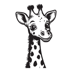Obraz premium giraffe icon