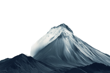 mountain fuji in winter