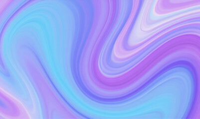 Abstract Pastel Swirl Background: Soft Lavender and Sky Blue Liquid Marble Texture, Dreamy and Serene Design.