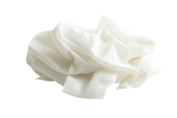 Soft wipes isolated on transparent background
