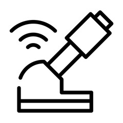 brake automatic Line Icon