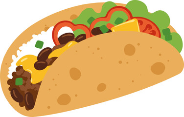 Savory taco bursting with fresh ingredients and delicious fillings, perfect for food lovers everywhere