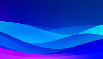 Fototapeta premium Abstract Blue and Purple Wave Gradient Background