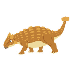 アンキロサウルスのイラスト