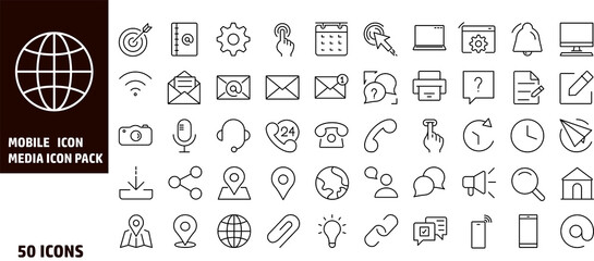 Mobile, Icon, app, web, iconset, Globe, icon, world icon.
