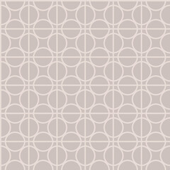 Fototapeta premium Retro Circular Lattice Seamless Pattern