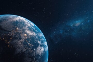 Obraz premium Earth Seen From Space