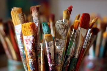 Obraz premium Artist Paintbrushes