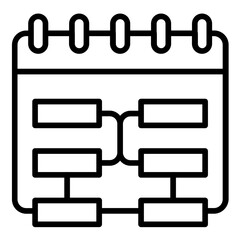 Work Breakdown Structure Icon