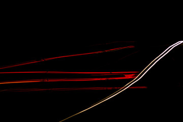 Byron Bay Road Train Light Painting Photography. Long Exposure Truck Light Trails, Neon Motion Waves, Australian Night Sky Stars, Highway Light Beams Photo Art for Modern Wall Decor Graphic Resources
