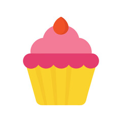 cupcake vector illustration