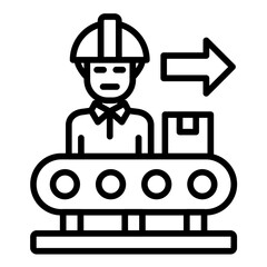Manufacturing Process Icon
