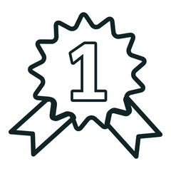 Vector media icon set in clean and modern style