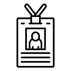 Employee Badge Icon