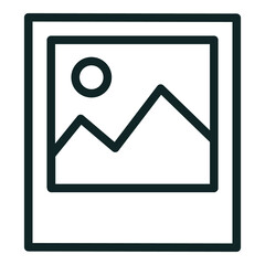 Vector media icon set in clean and modern style